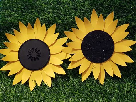 Download 558+ Paper Sunflower Cricut Crafts